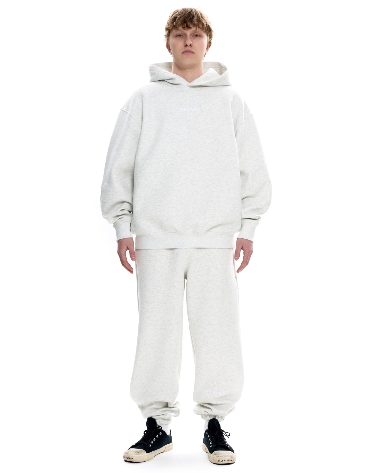 Костюм GATE BASIC с худи MEN Grey melange