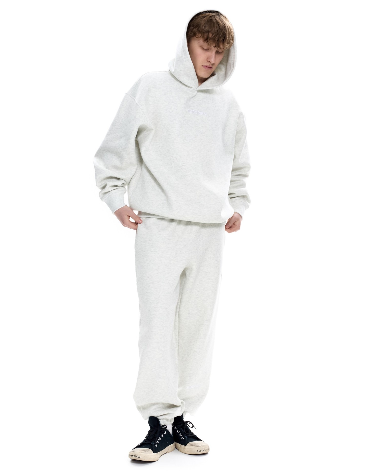 Костюм GATE BASIC с худи MEN Grey melange