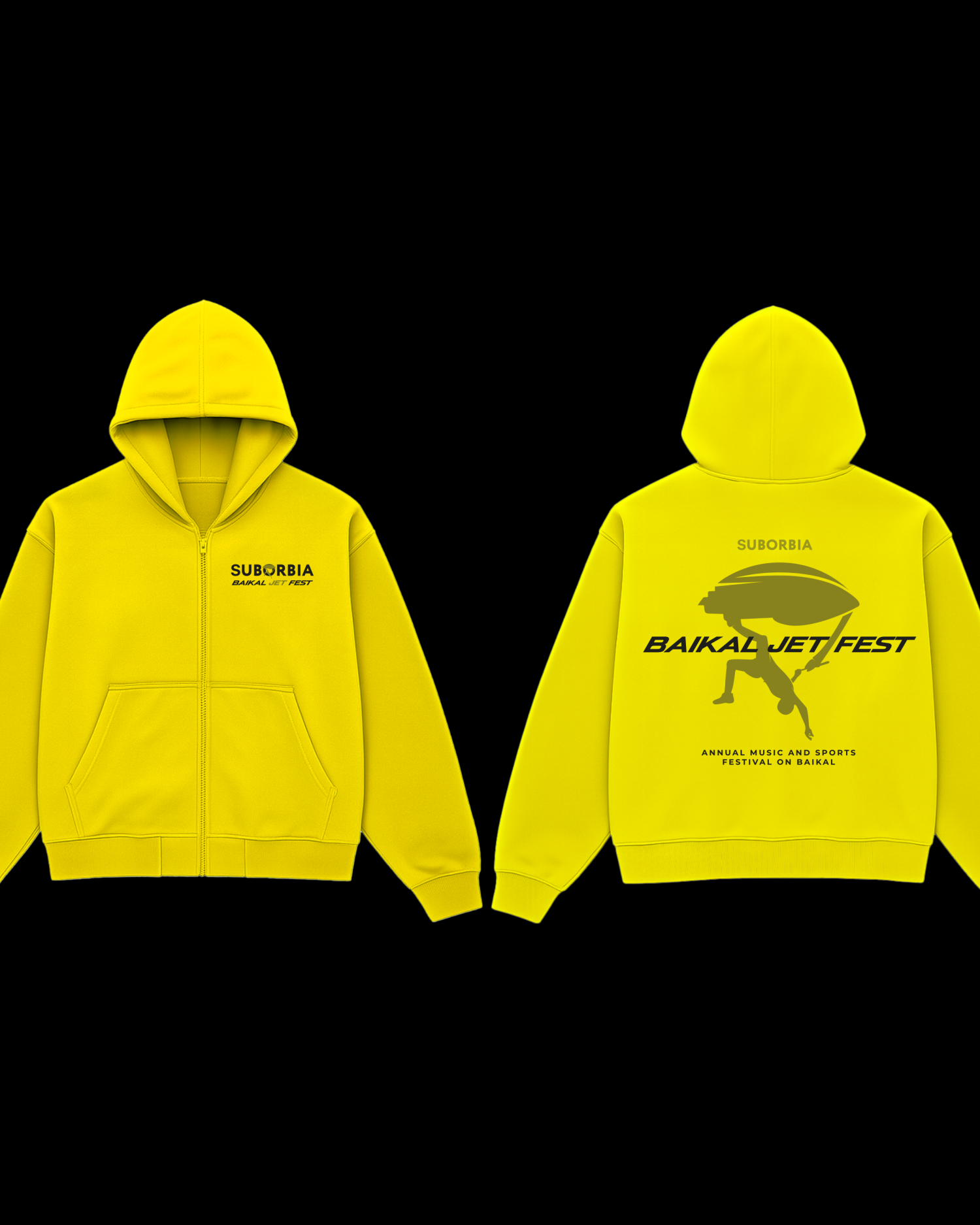 Худи ZIP BJF Cyber lime