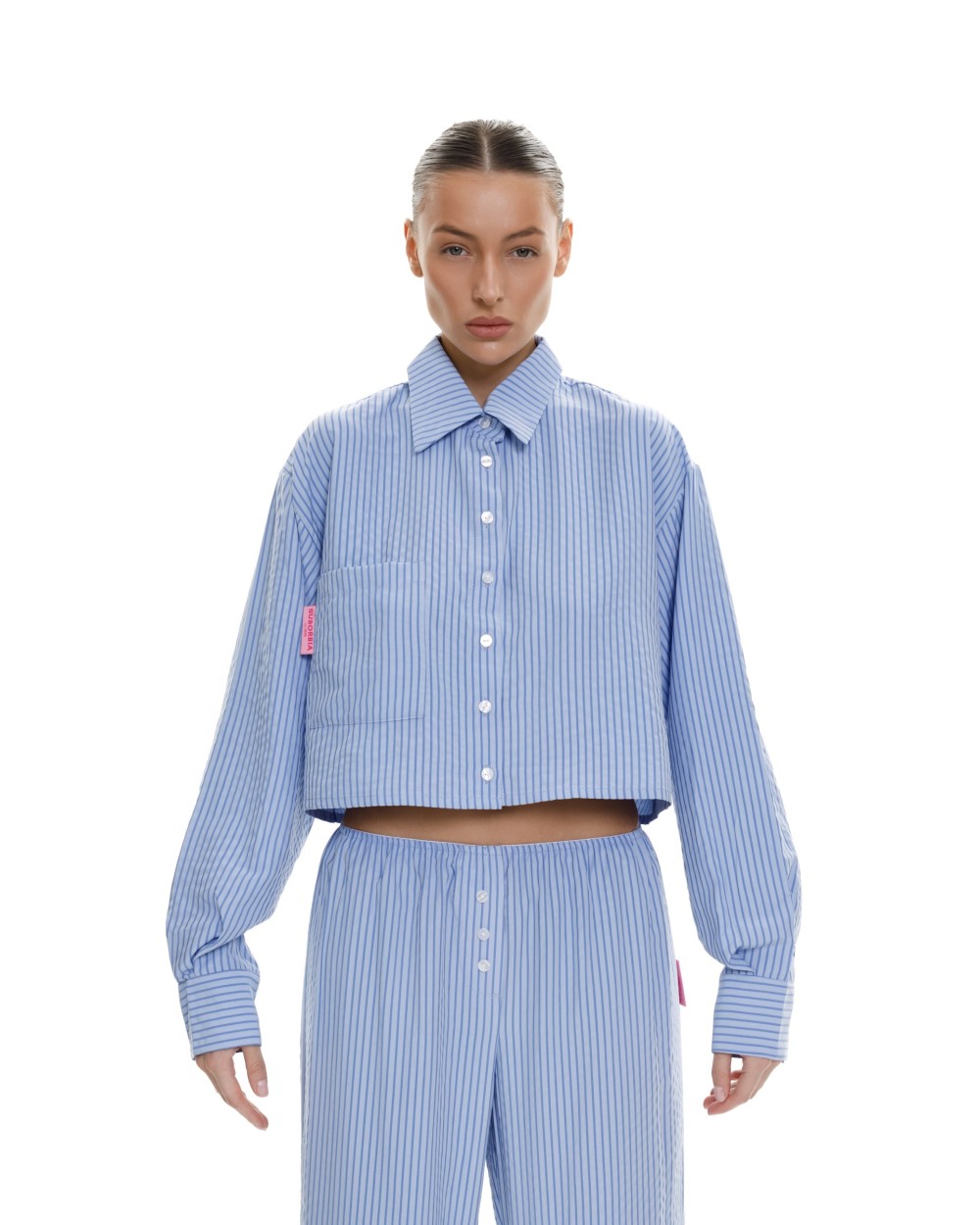 Пижама в полоску MAISON CLOSE Blue