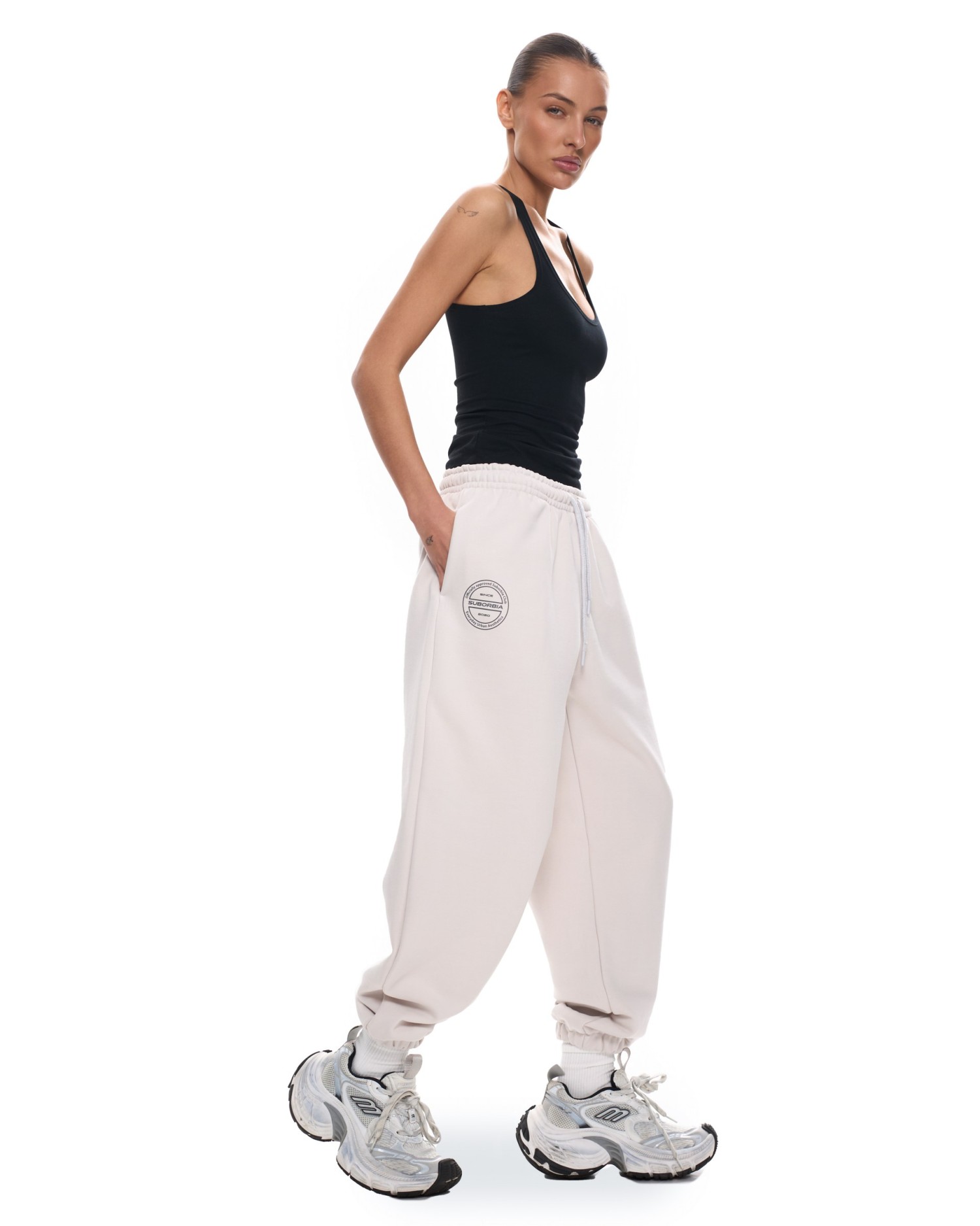 Джоггеры SELECTION White stone