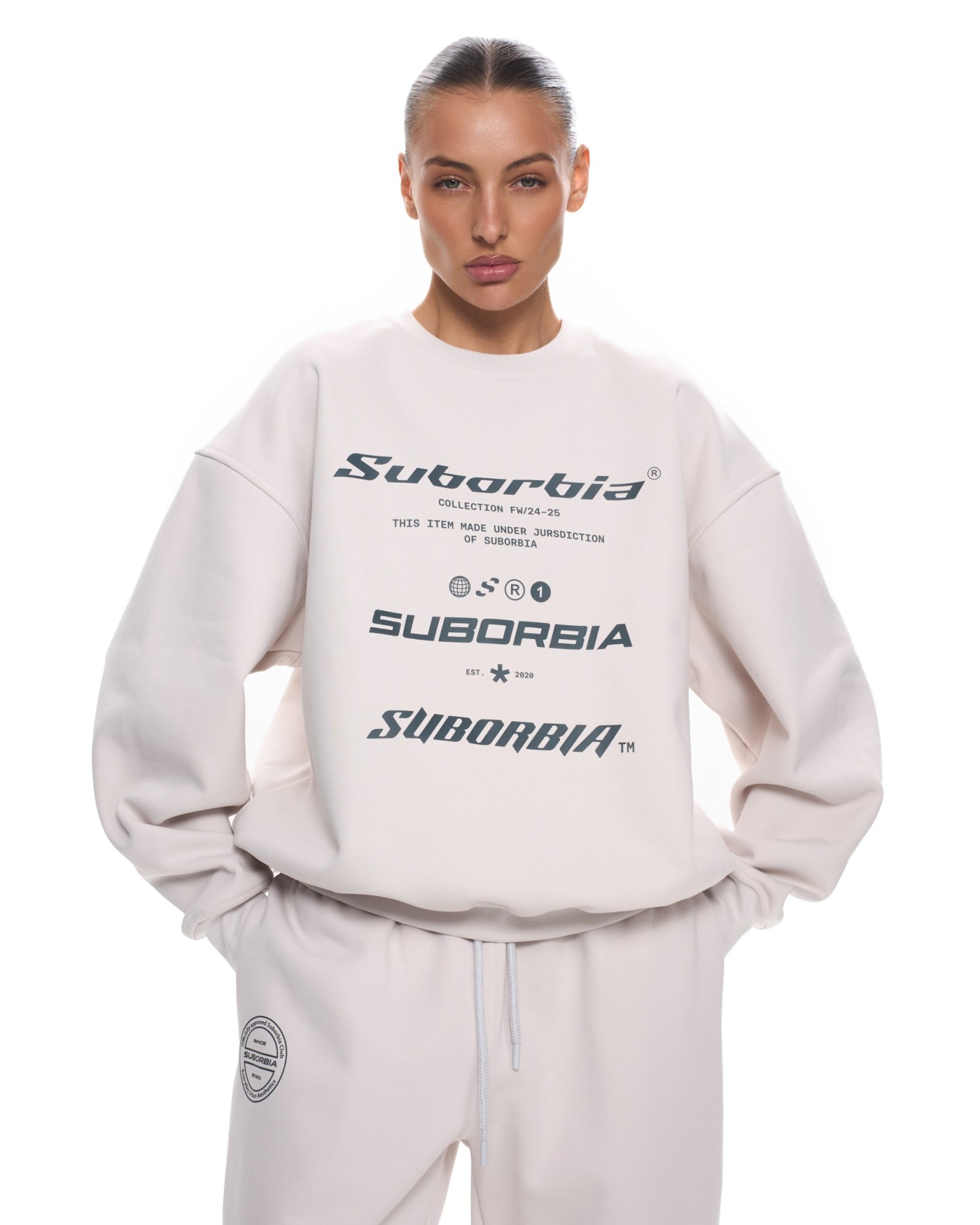 Джоггеры SELECTION White stone