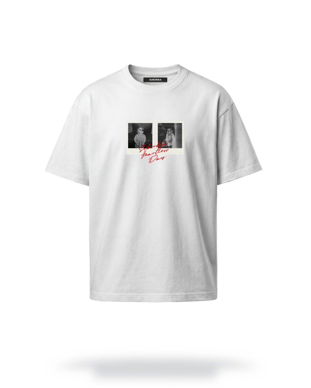 Футболка SUBORBIA + YOU SAINT HEARTLESS White