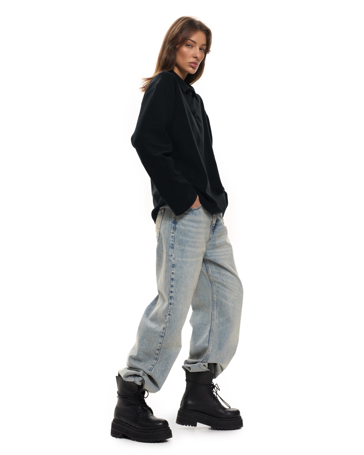 Поло FLOW FW25 Black