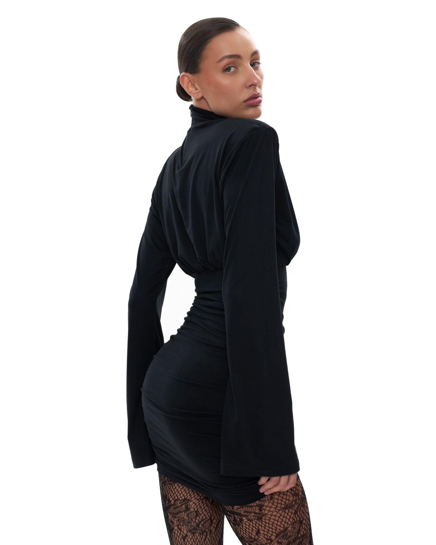 Платье из вискозы GOOD GIRL Black