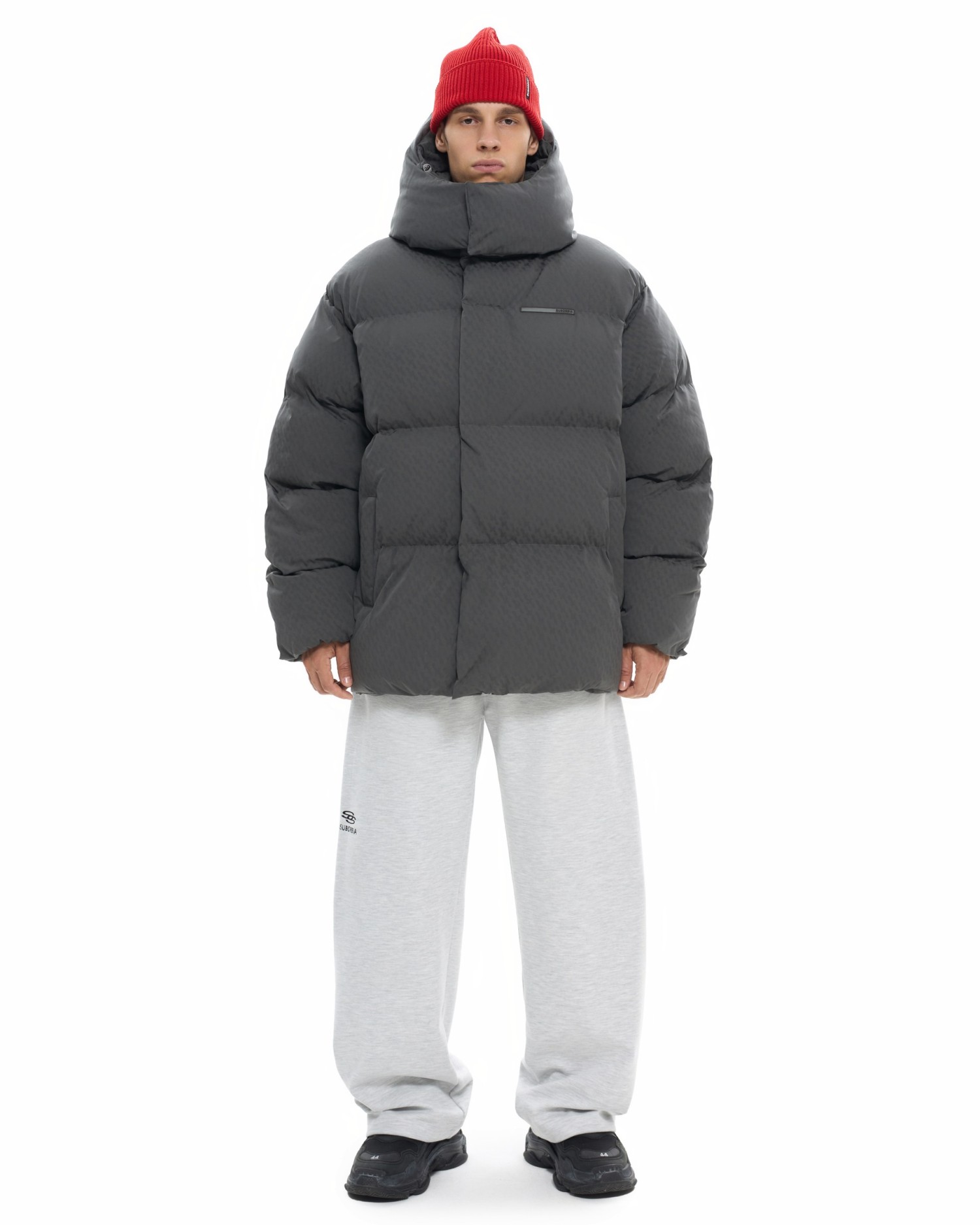 Пуховик PATTERN ANG MEN Графит