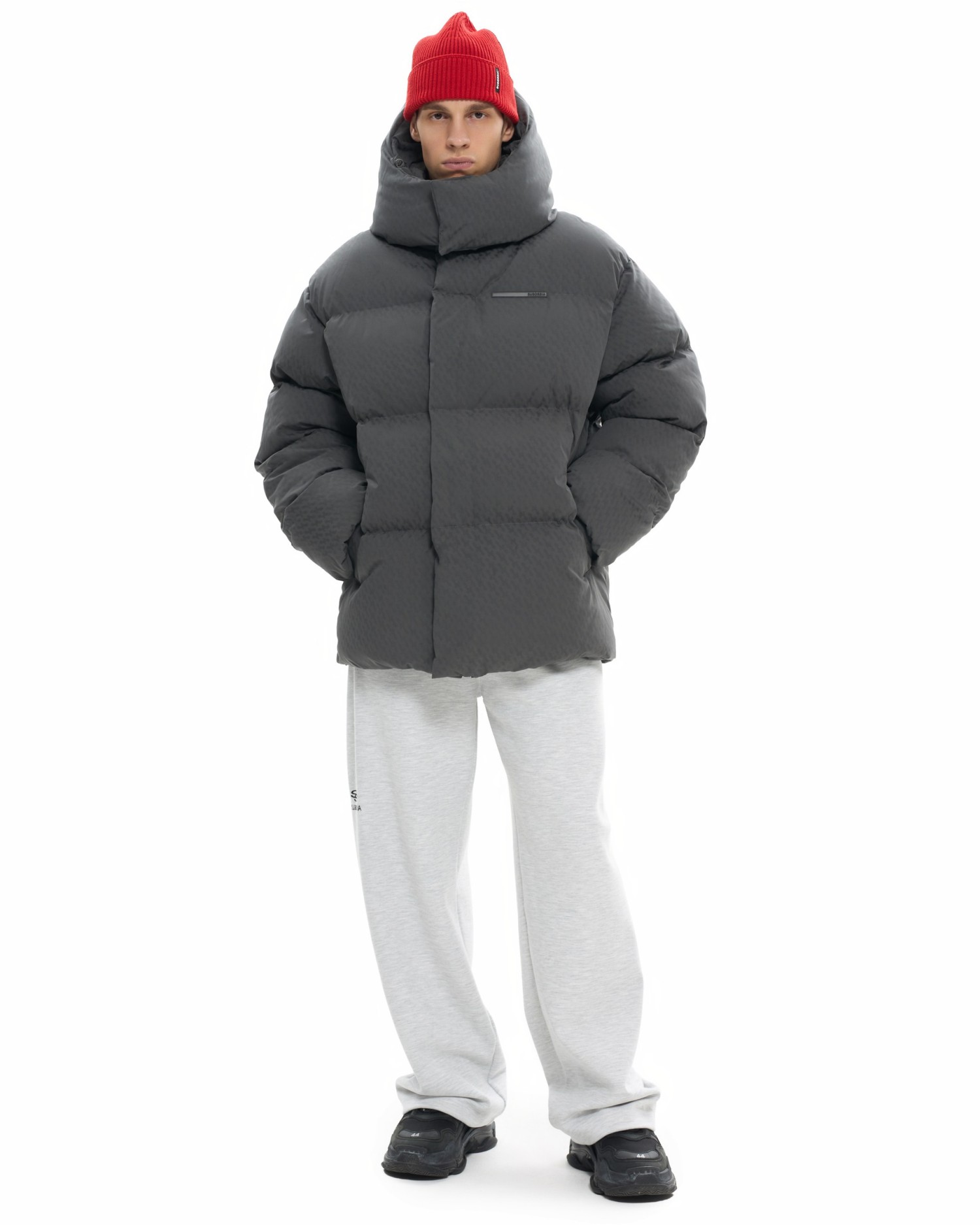 Пуховик PATTERN ANG MEN Графит