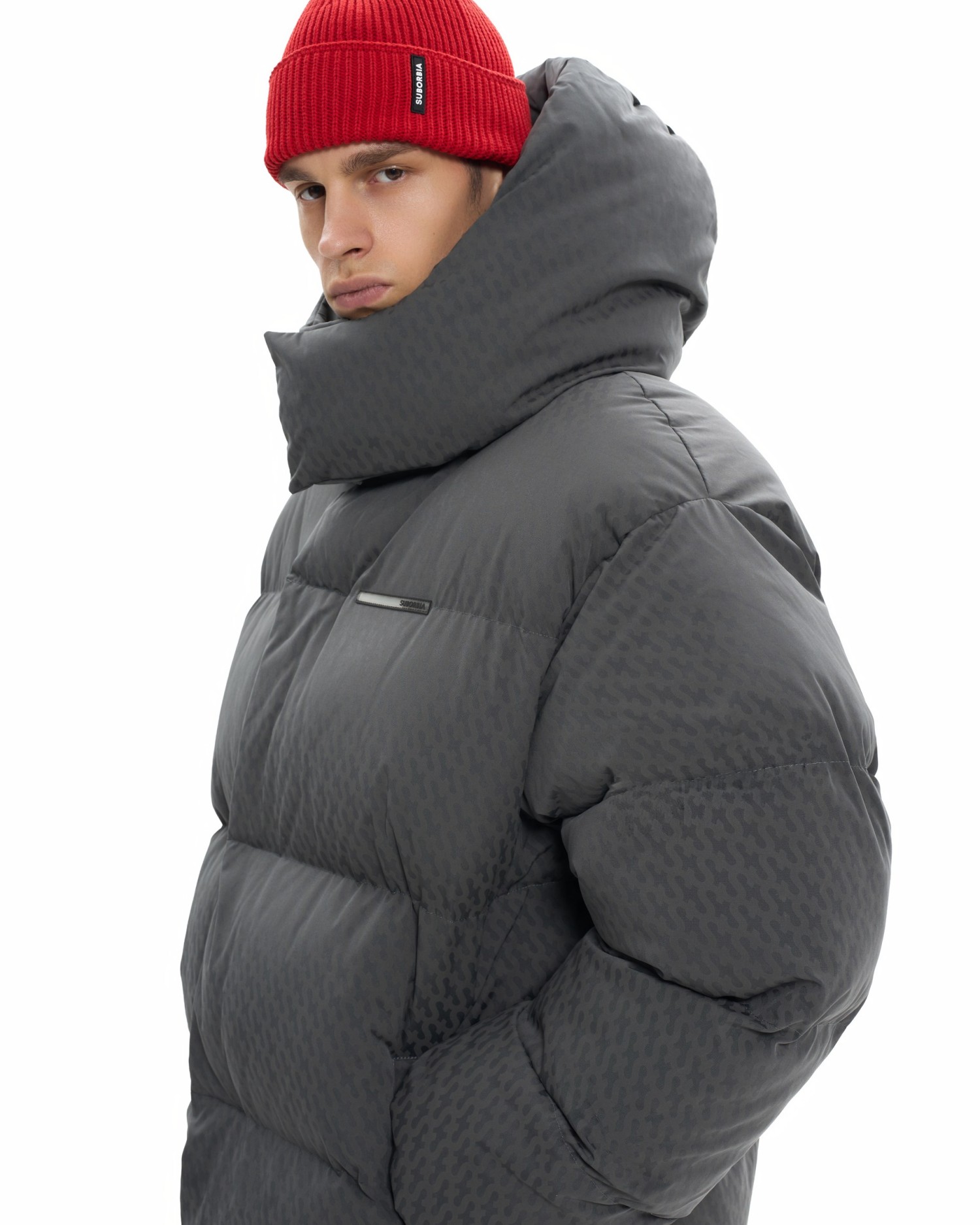 Пуховик PATTERN ANG MEN Графит