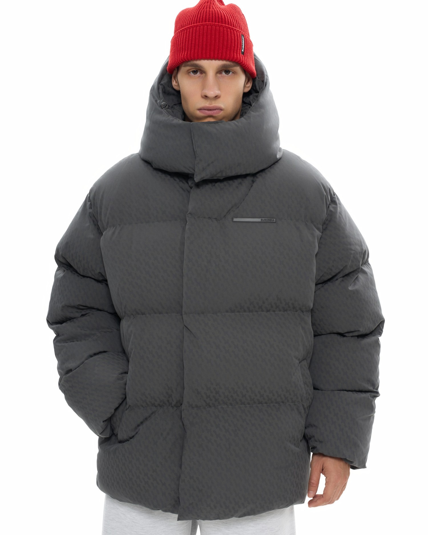 Пуховик PATTERN ANG MEN Графит