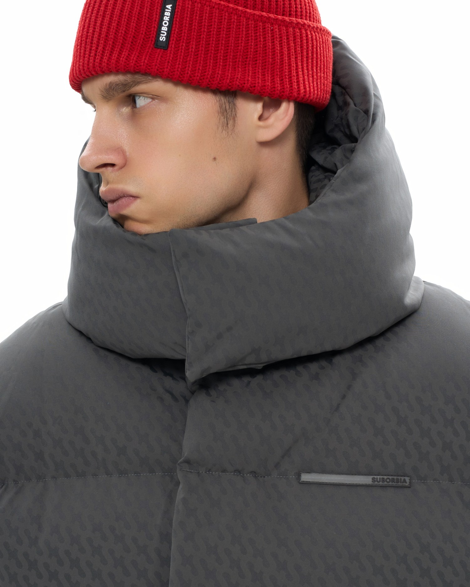 Пуховик PATTERN ANG MEN Графит