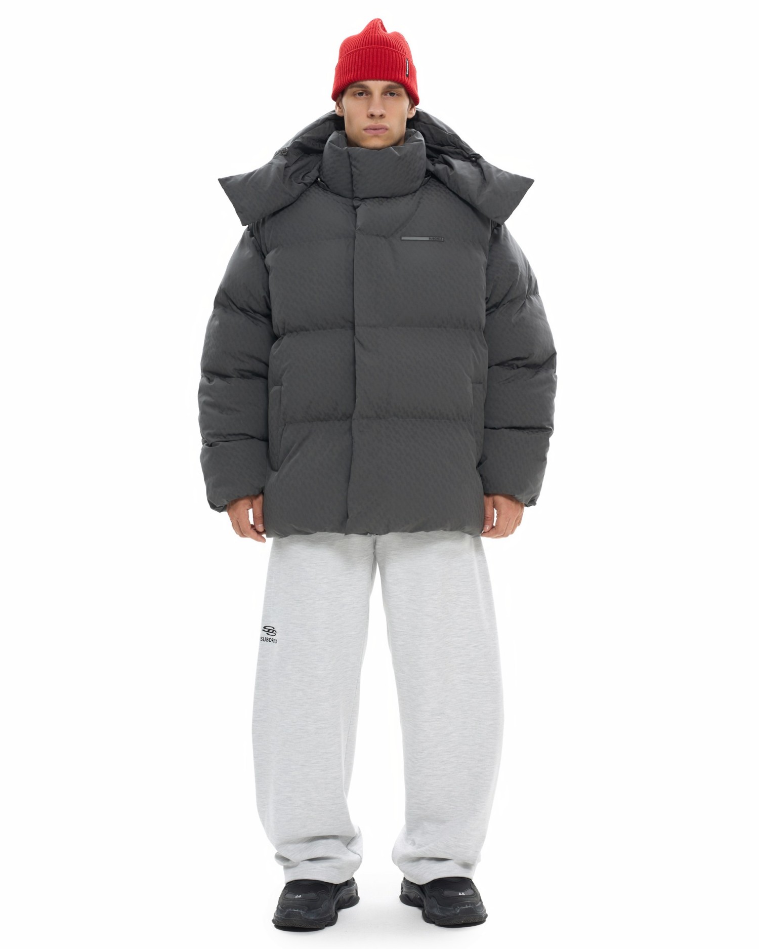 Пуховик PATTERN ANG MEN Графит