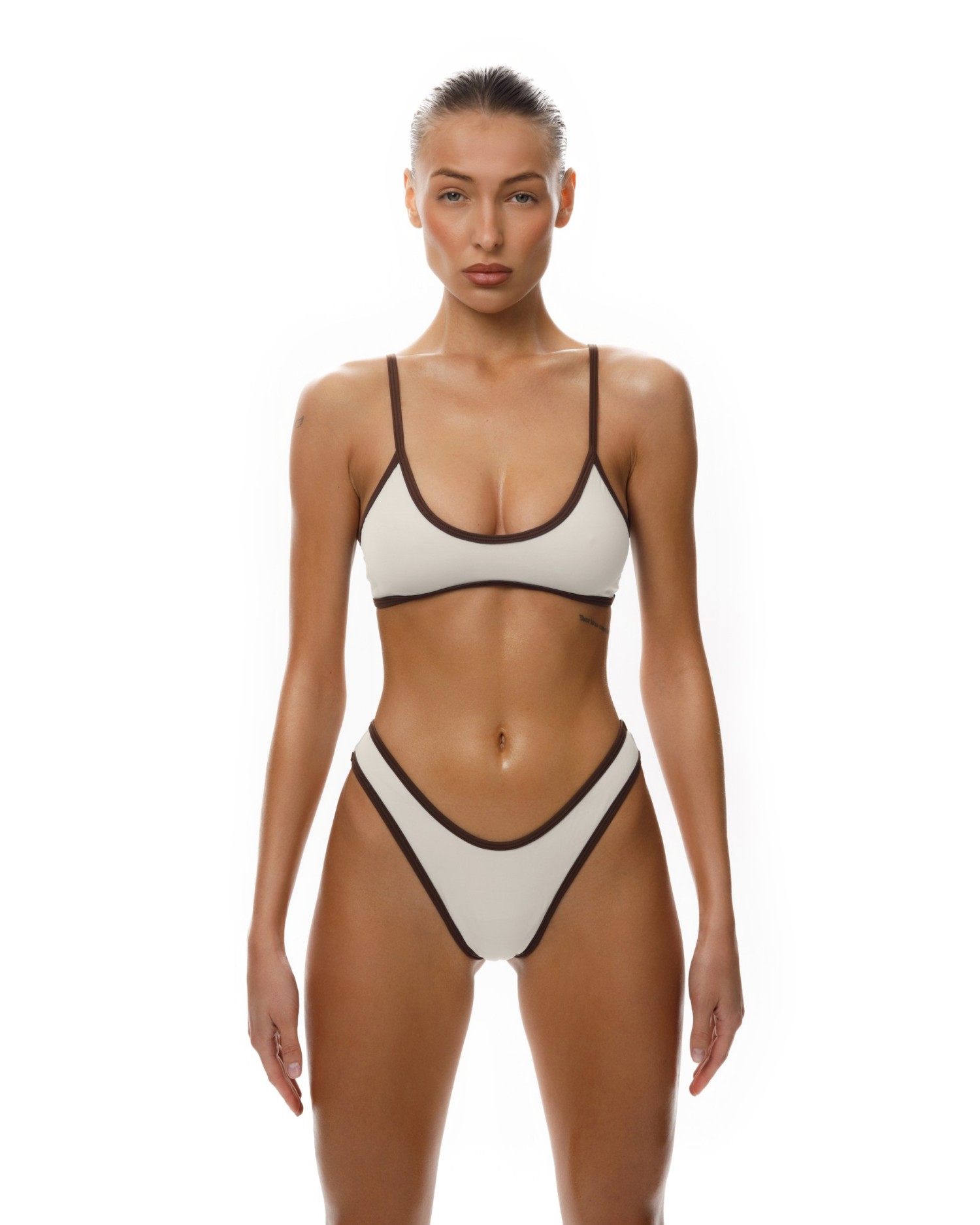 Купальник раздельный SUBORBIA White stone-Brown