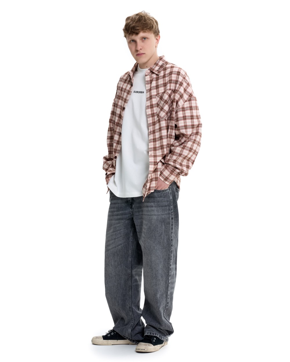 Рубашка GRID MEN Pink