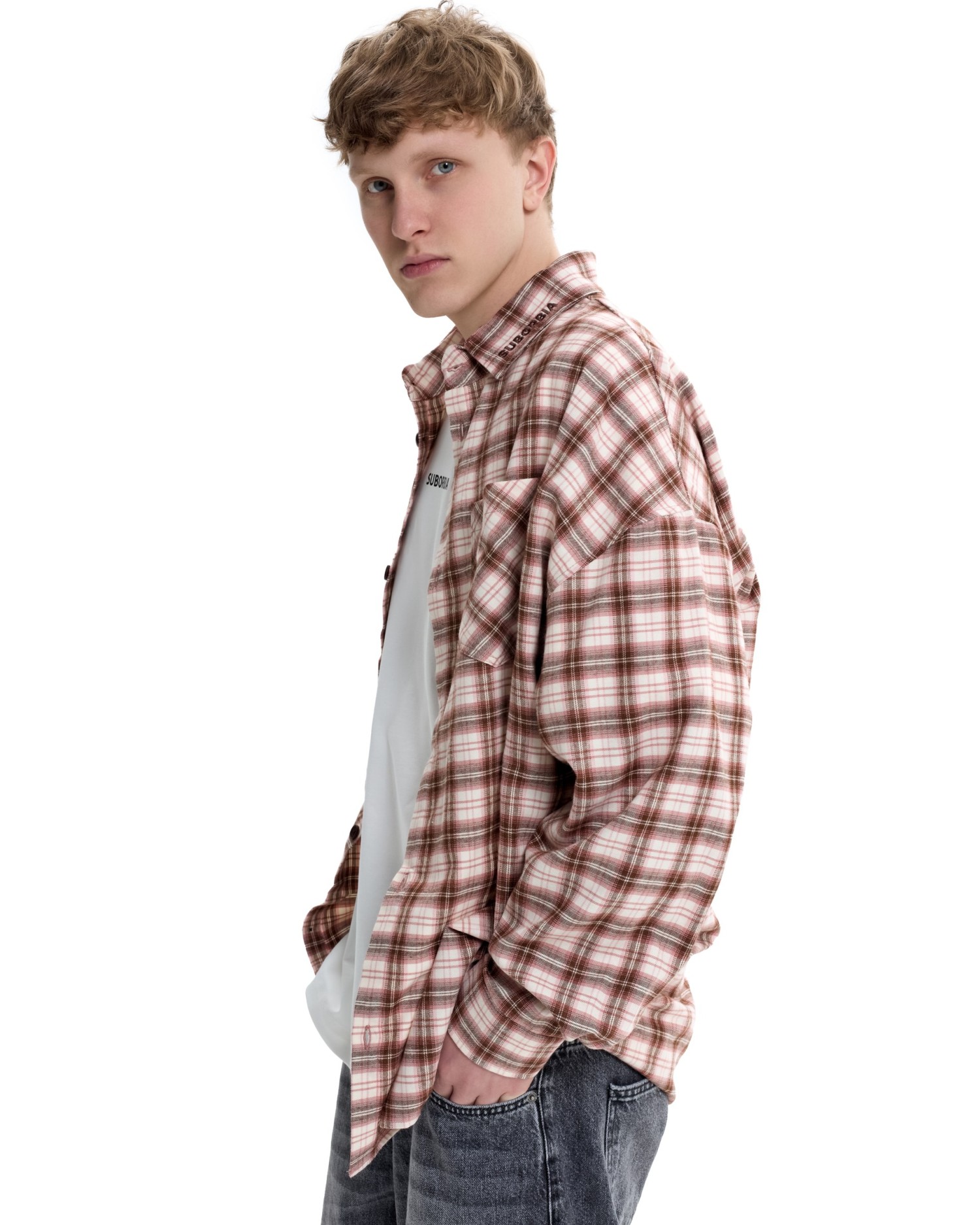 Рубашка GRID MEN Pink