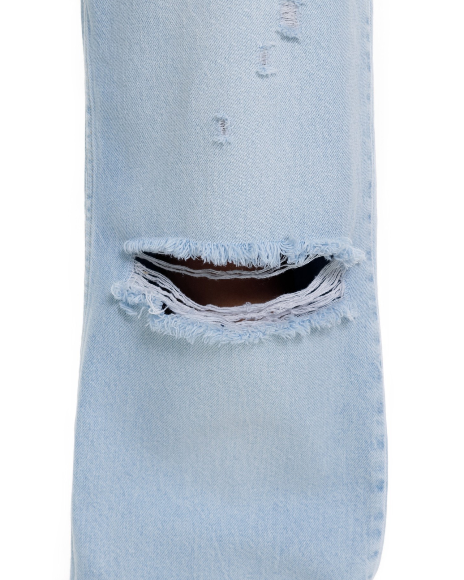 Джинсы TORN light blue