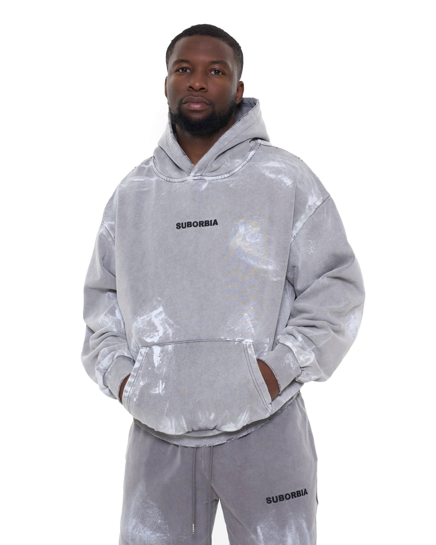 Худи Grillz MEN Washed grey
