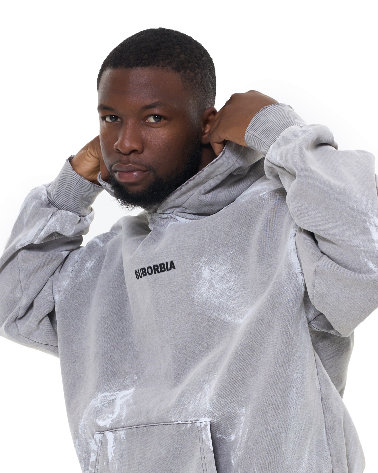 Худи Grillz MEN Washed grey
