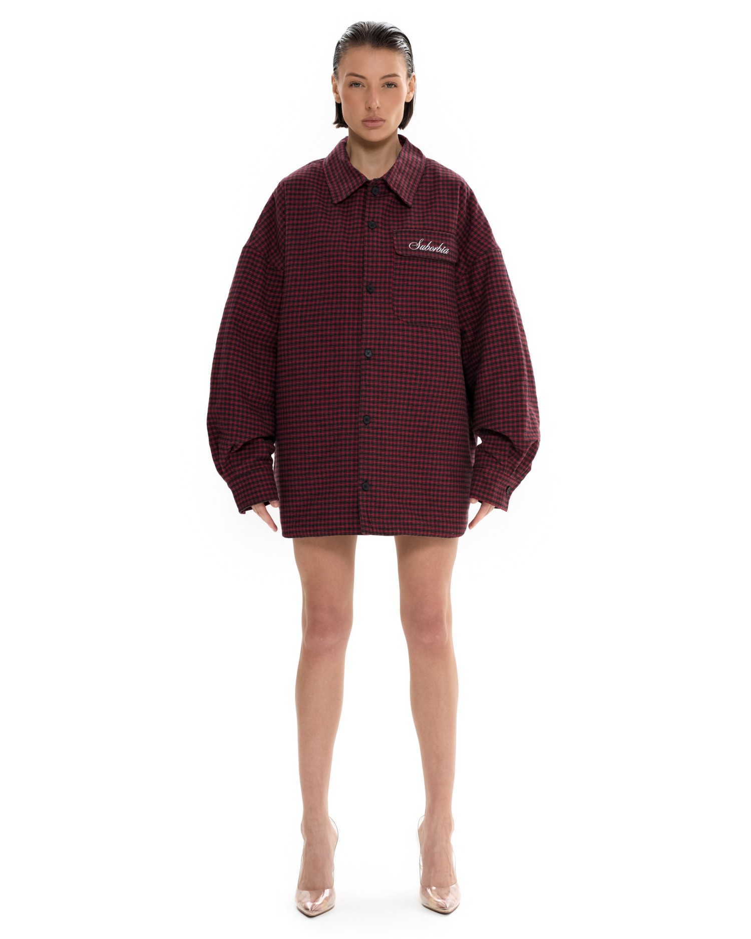 Куртка-рубашка со съемным капюшоном LOST SIGNAL Red-black