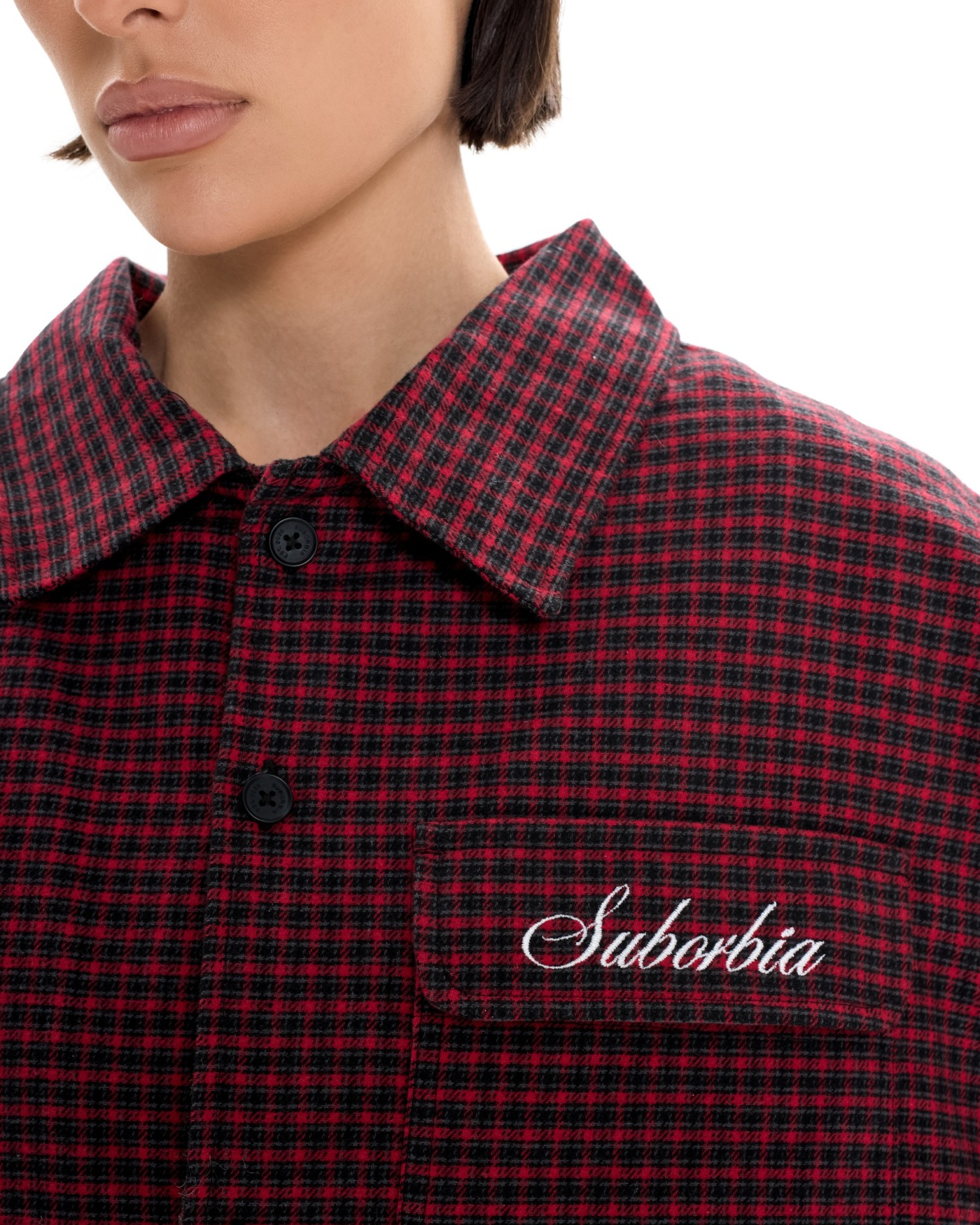 Куртка-рубашка со съемным капюшоном LOST SIGNAL Red-black