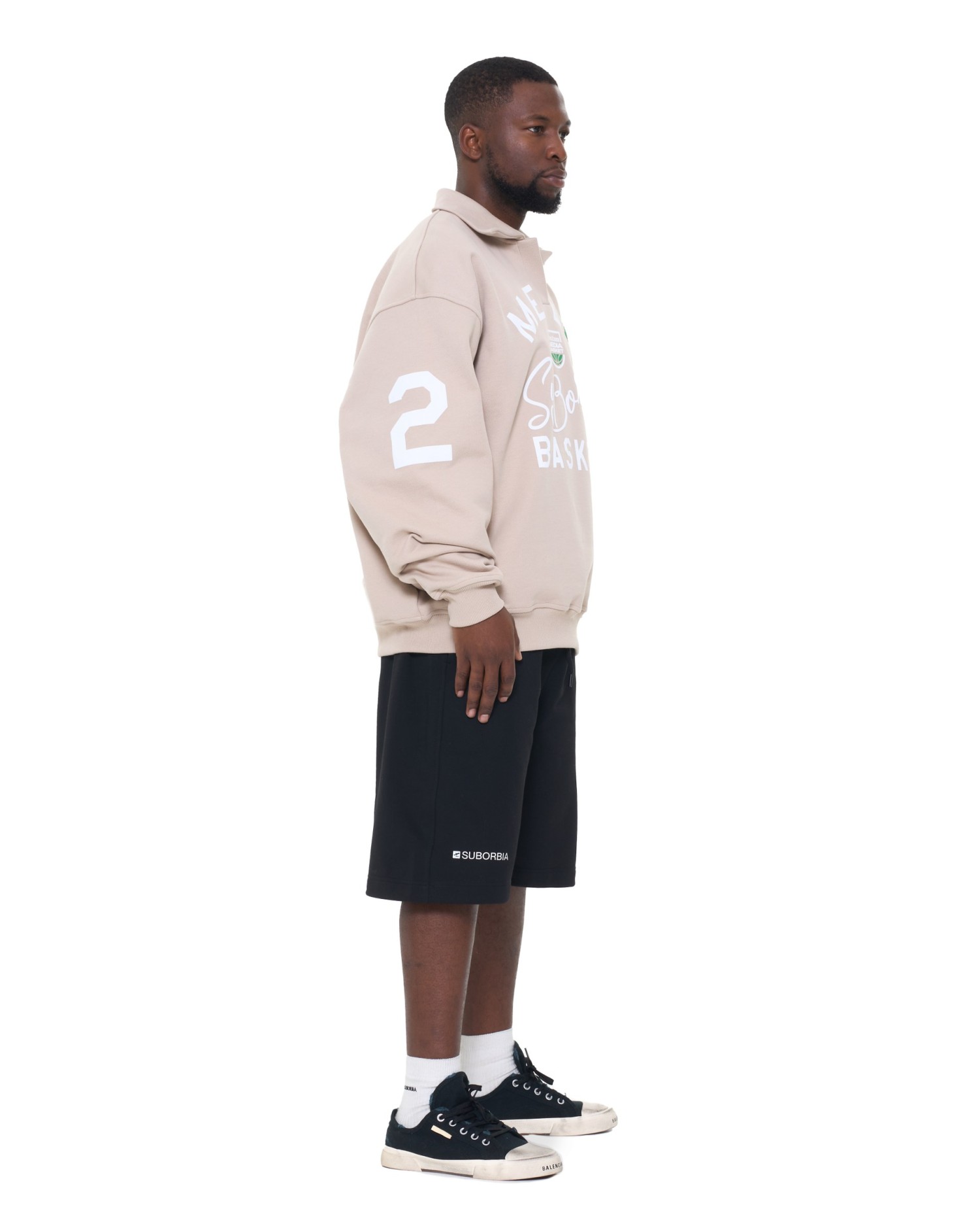 Свитшот-поло MEDIA BASKET MEN Beige