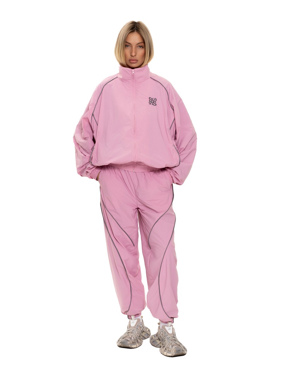 Олимпийка Brooklyn 7 Pink-grey