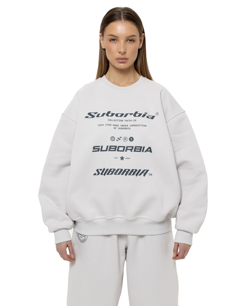 Свитшот SELECTION White stone