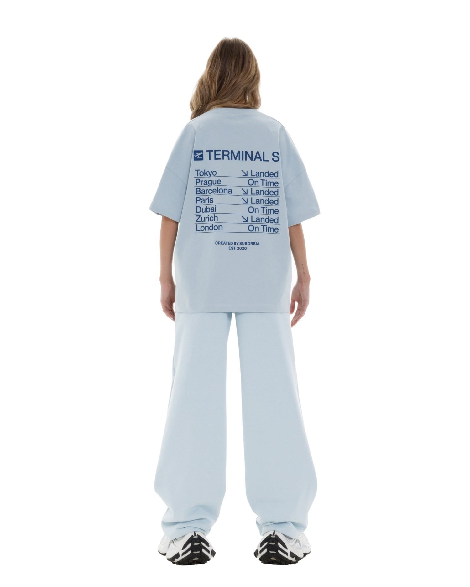 Футболка CITIES TERMINAL S `25 Light blue