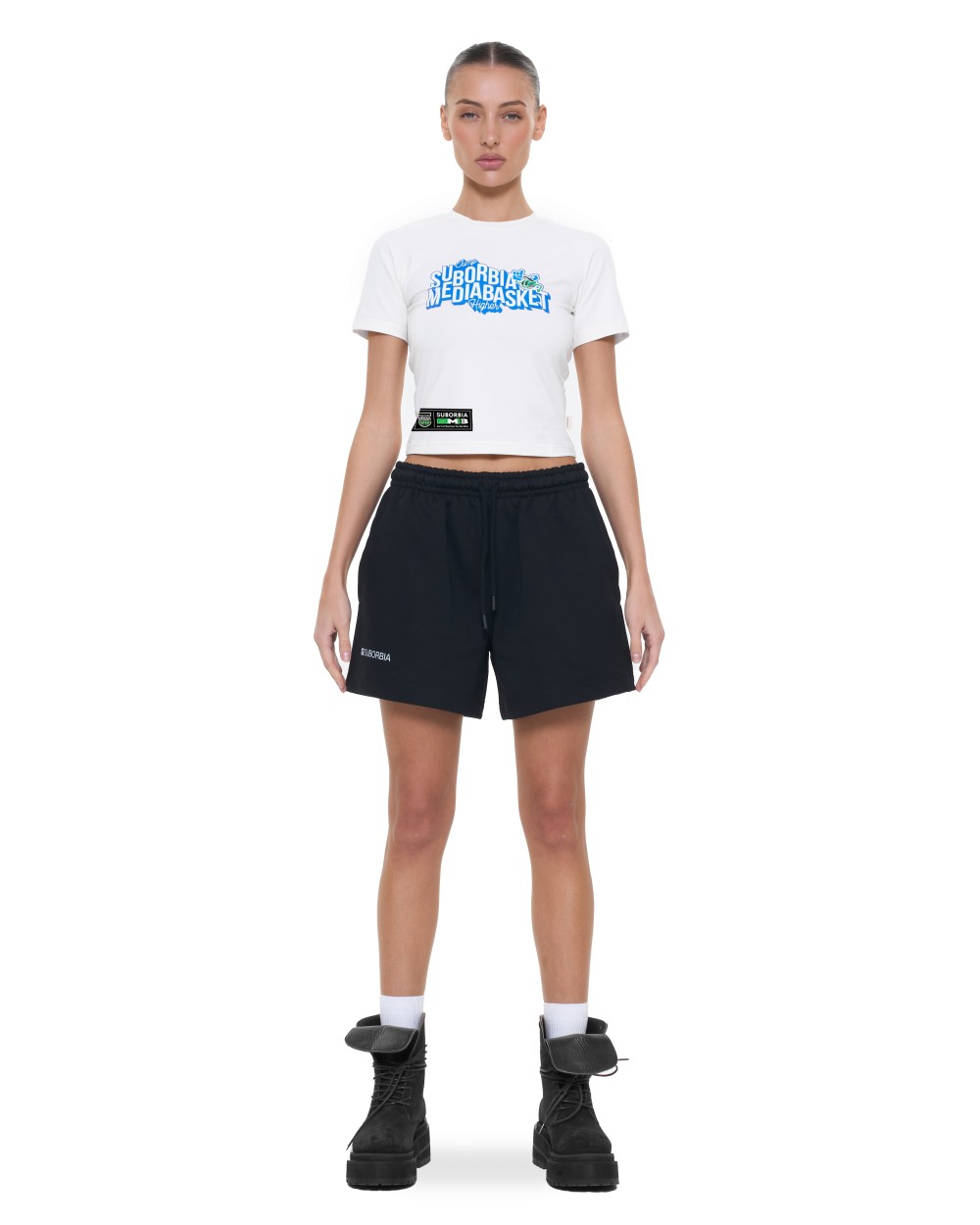 Футболка short MEDIA BASKET White
