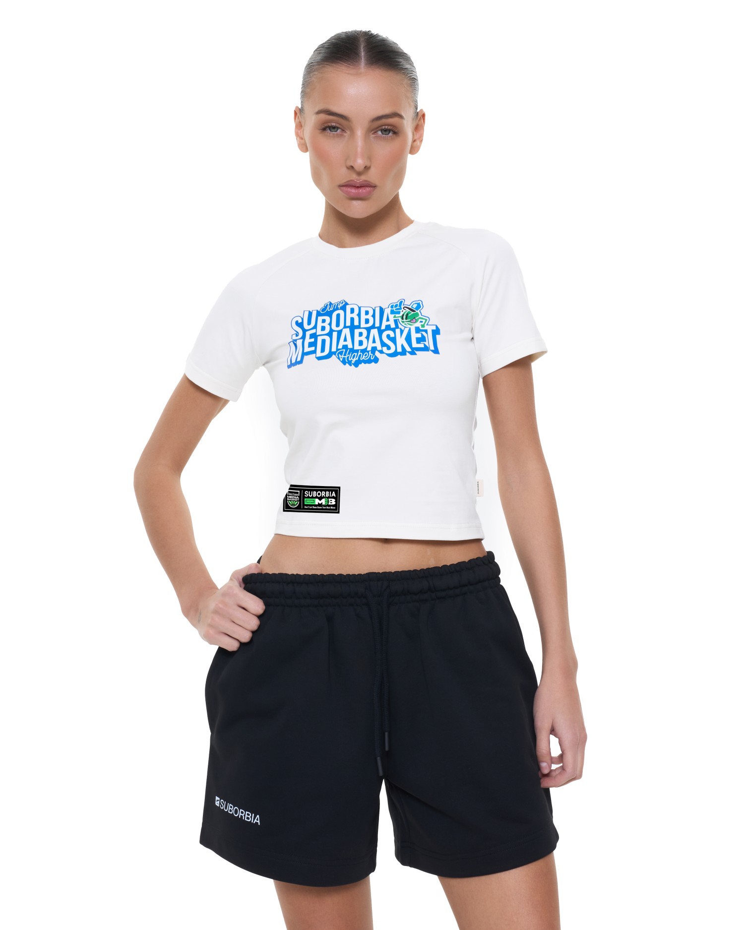 Футболка short MEDIA BASKET White