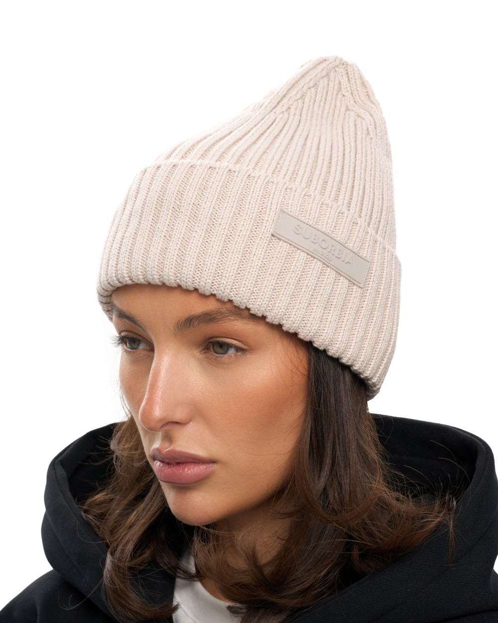 Шапка KNITTED White stone