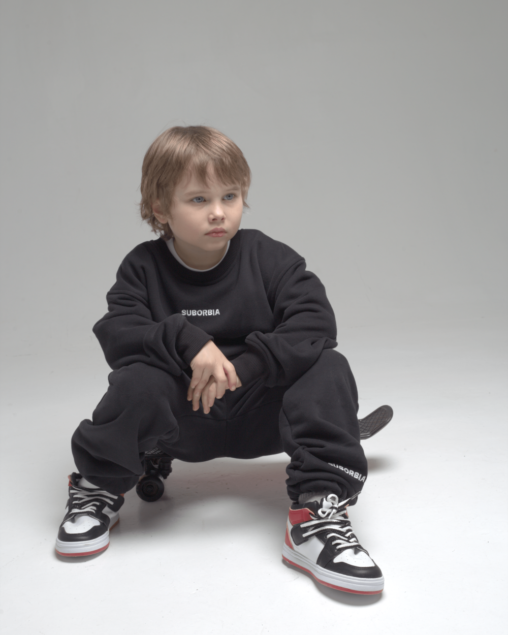 Костюм GATE BASIC 01 kids со свитшотом Black