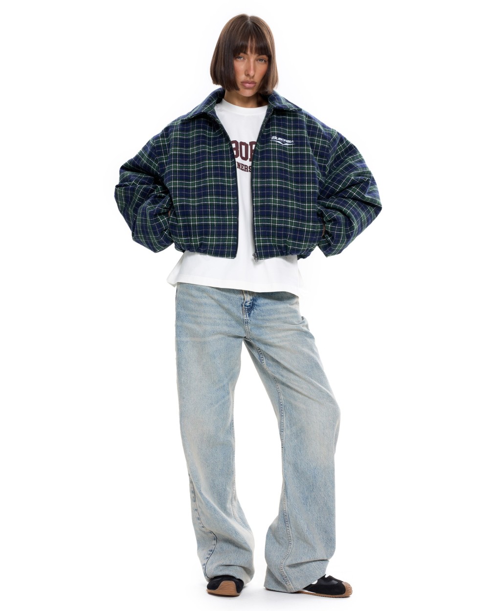 Бомбер в клетку Зеленый