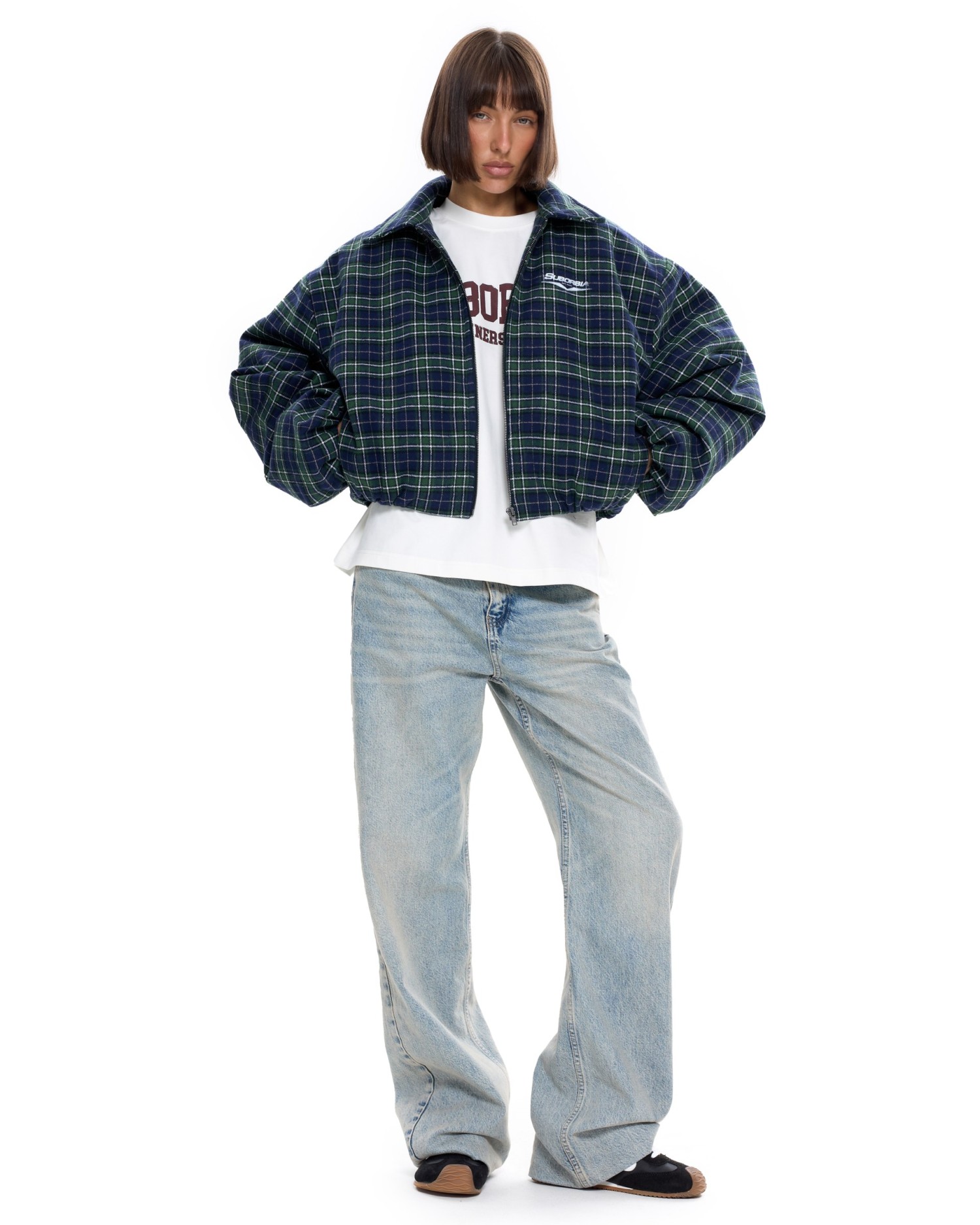 Бомбер в клетку Зеленый