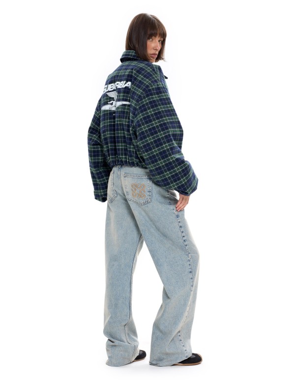 Бомбер в клетку Зеленый