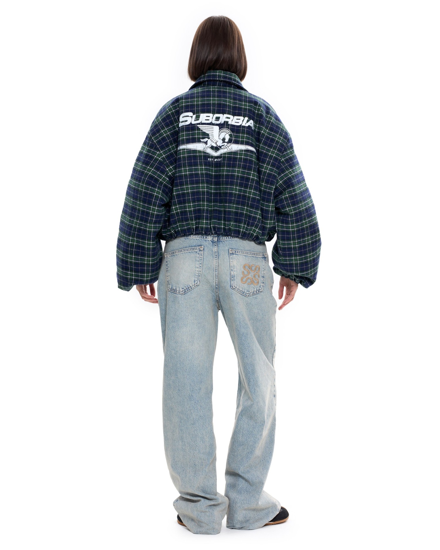 Бомбер в клетку Зеленый