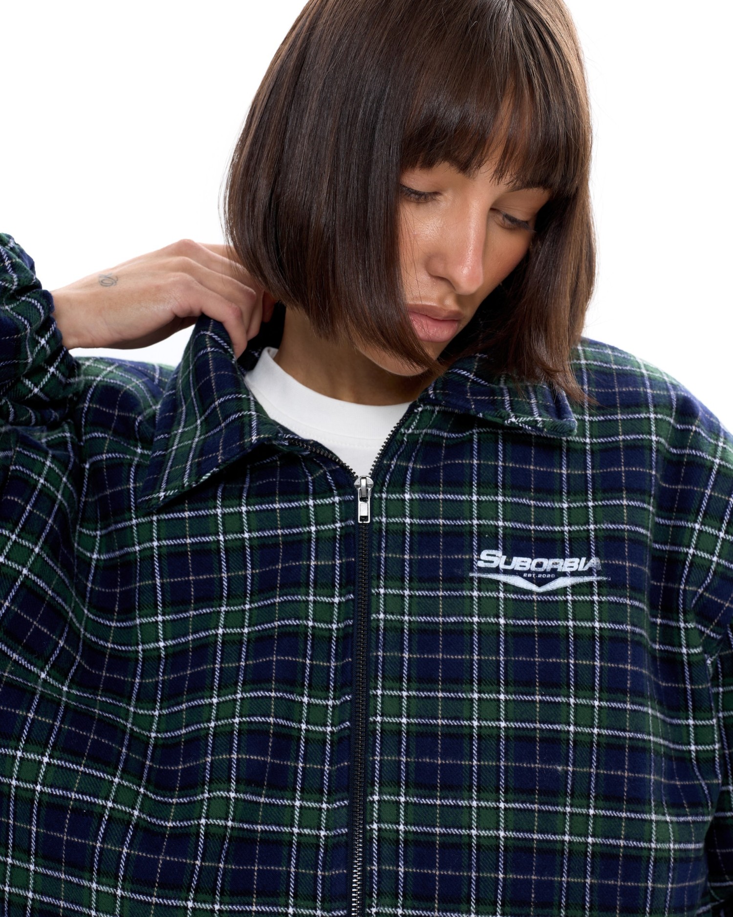 Бомбер в клетку Зеленый