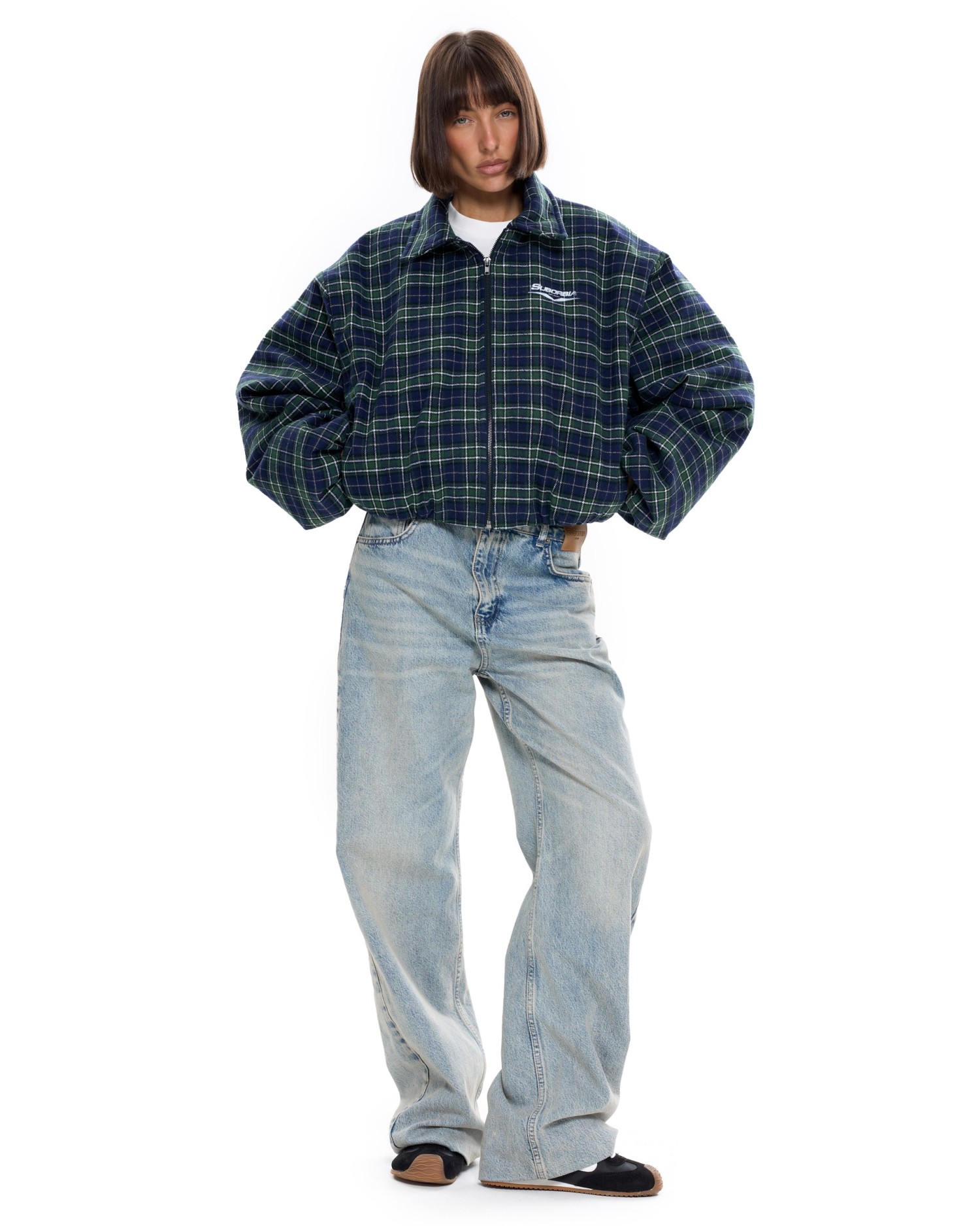 Бомбер в клетку Зеленый