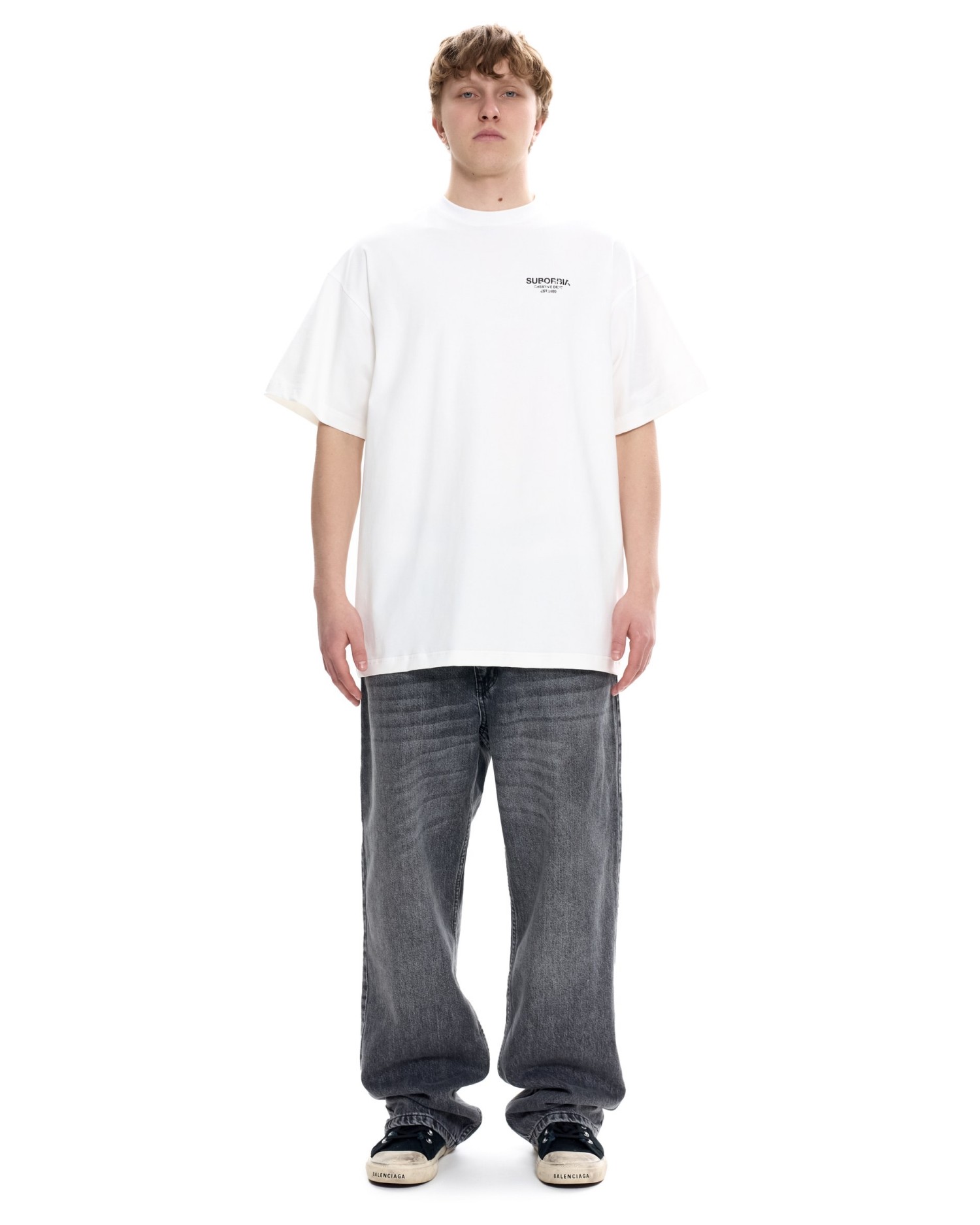 Футболка CREATIVE DEPT MEN White-Black