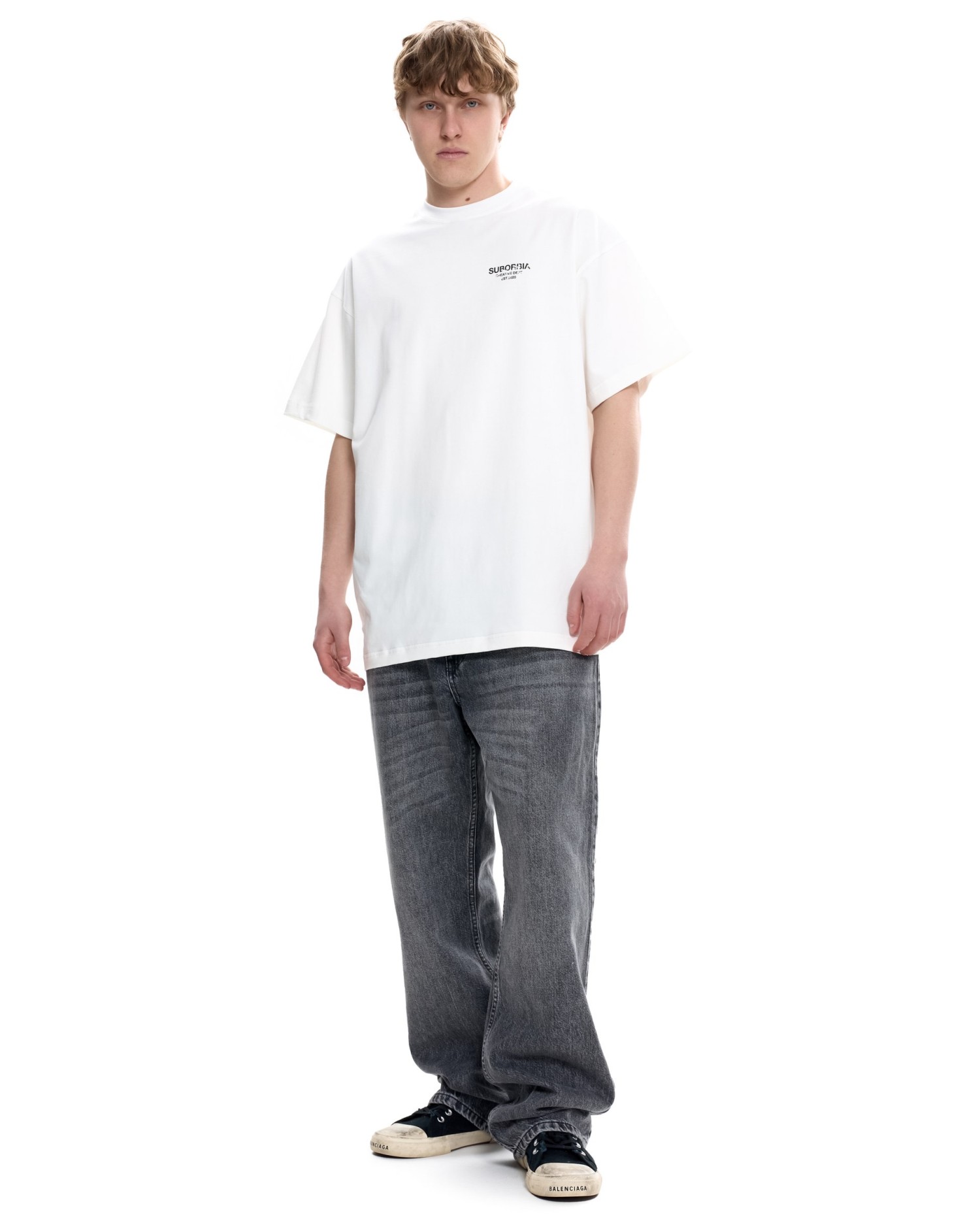 Футболка CREATIVE DEPT MEN White-Black