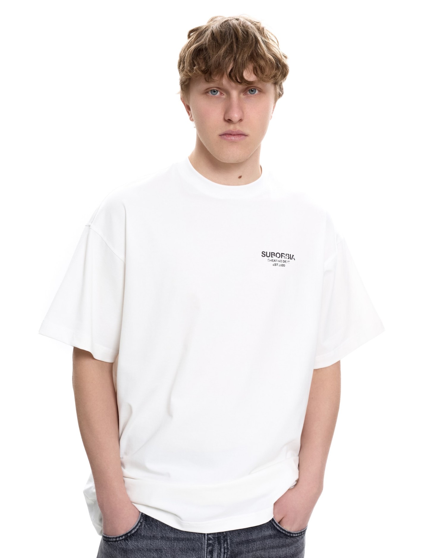 Футболка CREATIVE DEPT MEN White-Black