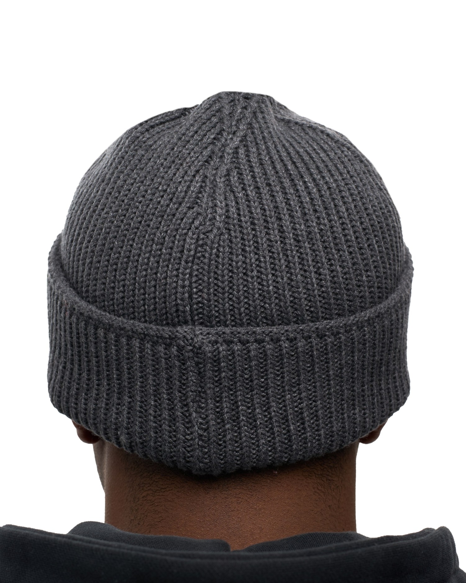 Шапка бини SUBORBIA MEN Dark grey melange