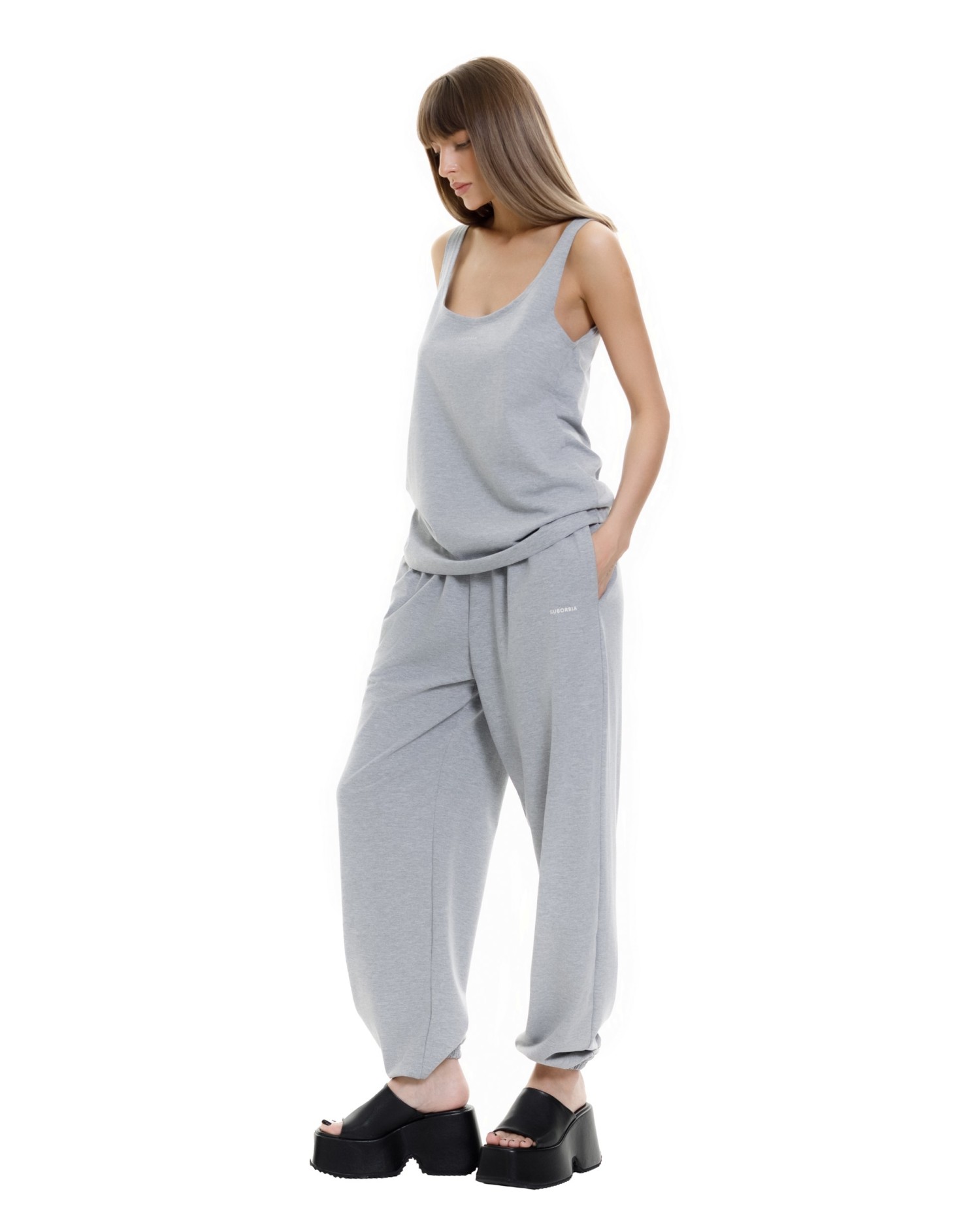 Джоггеры EST Dark grey melange