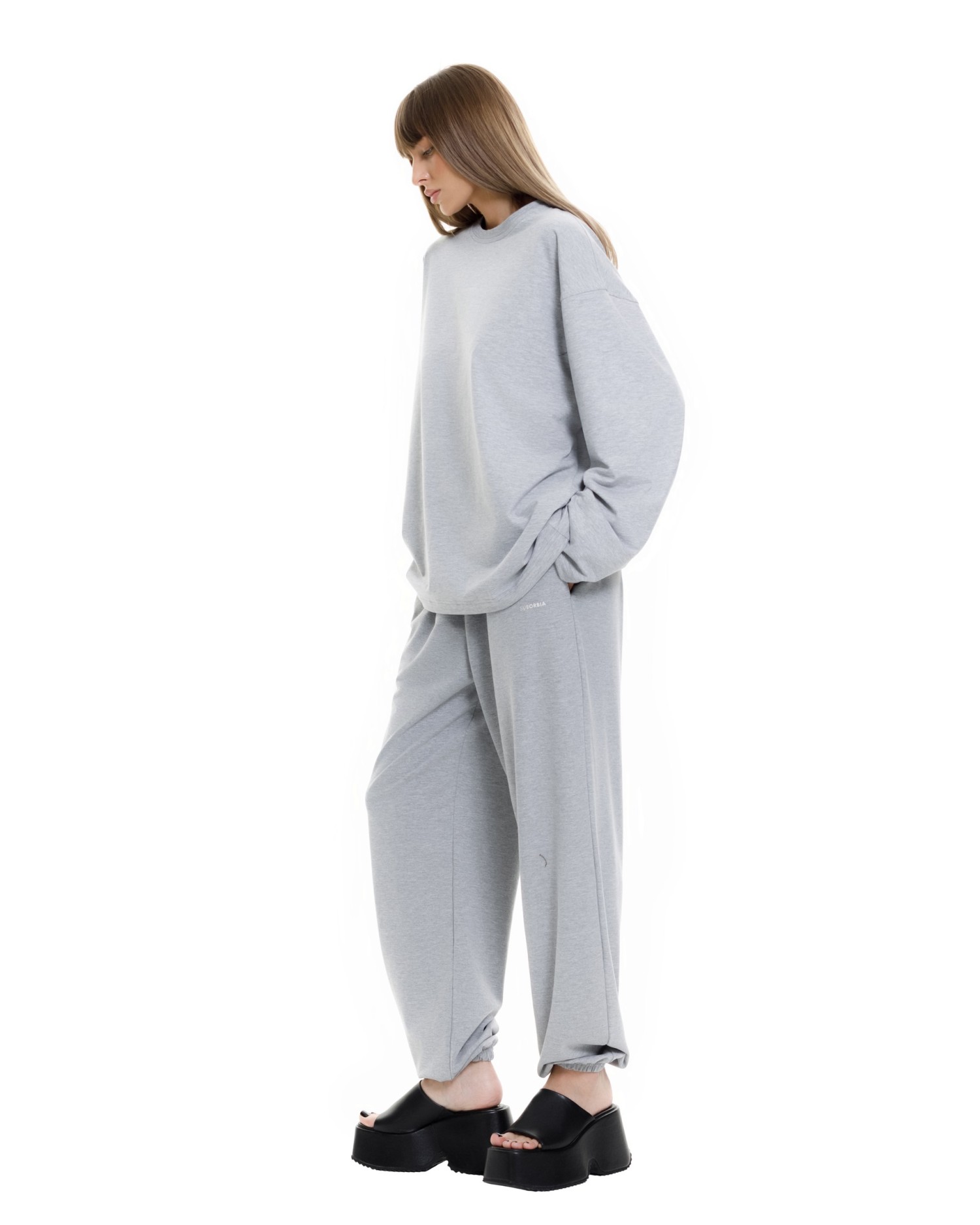 Джоггеры EST Dark grey melange