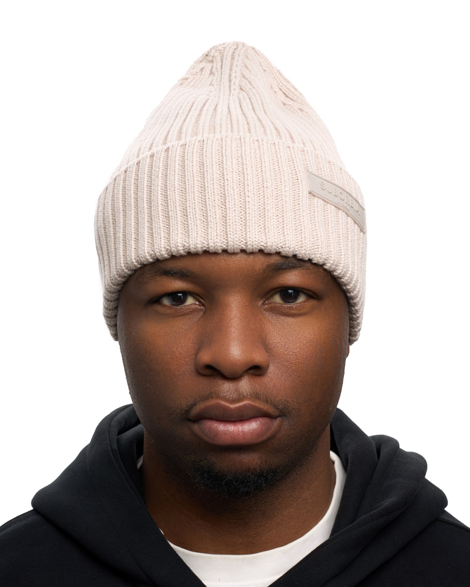 Шапка KNITTED MEN White stone