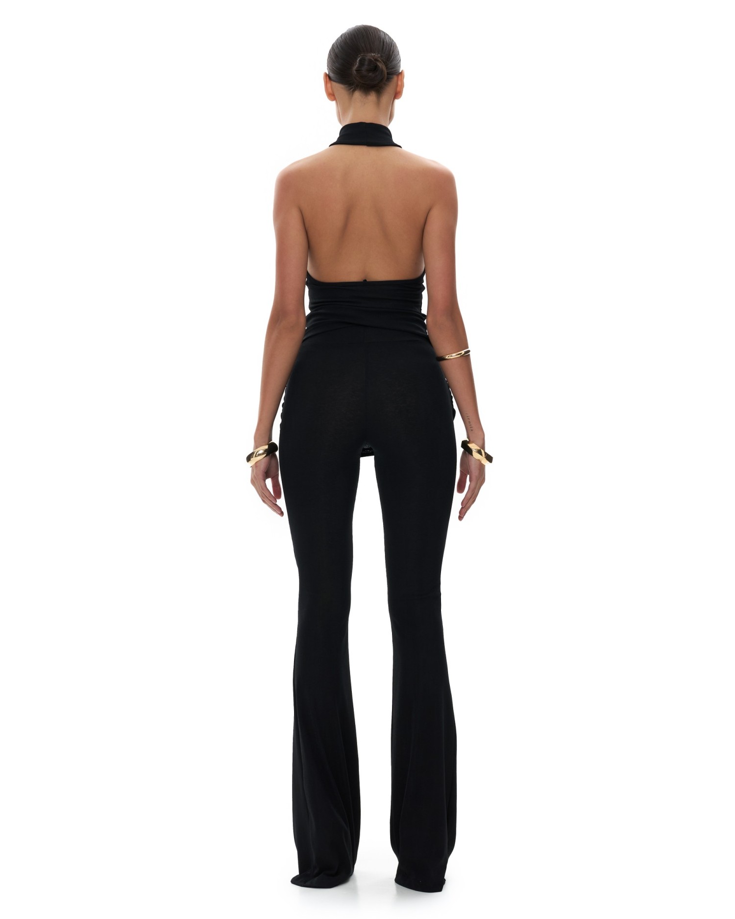 Брюки с драпировкой GOOD GIRL Black