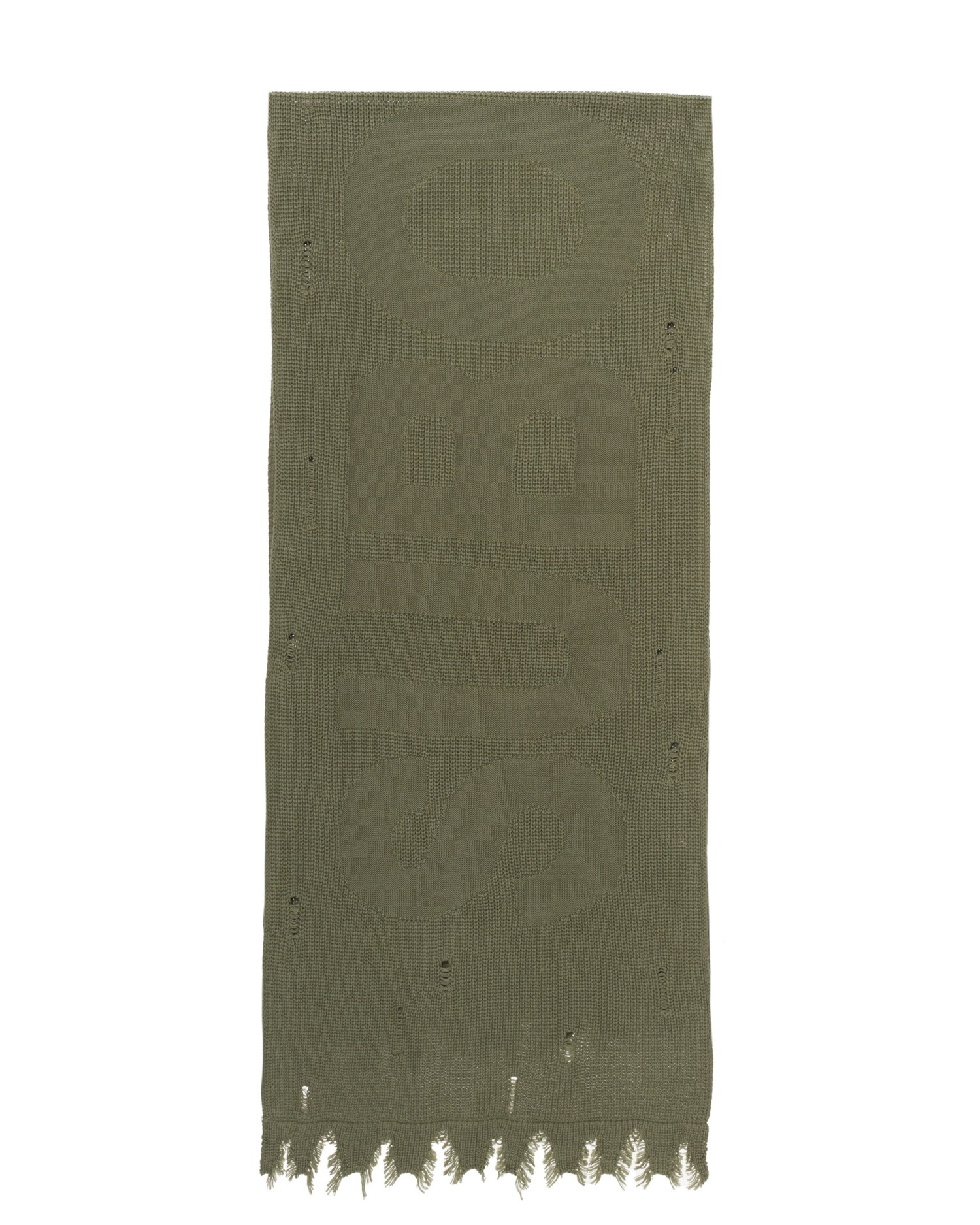 Шарф KNITTED TORN Khaki