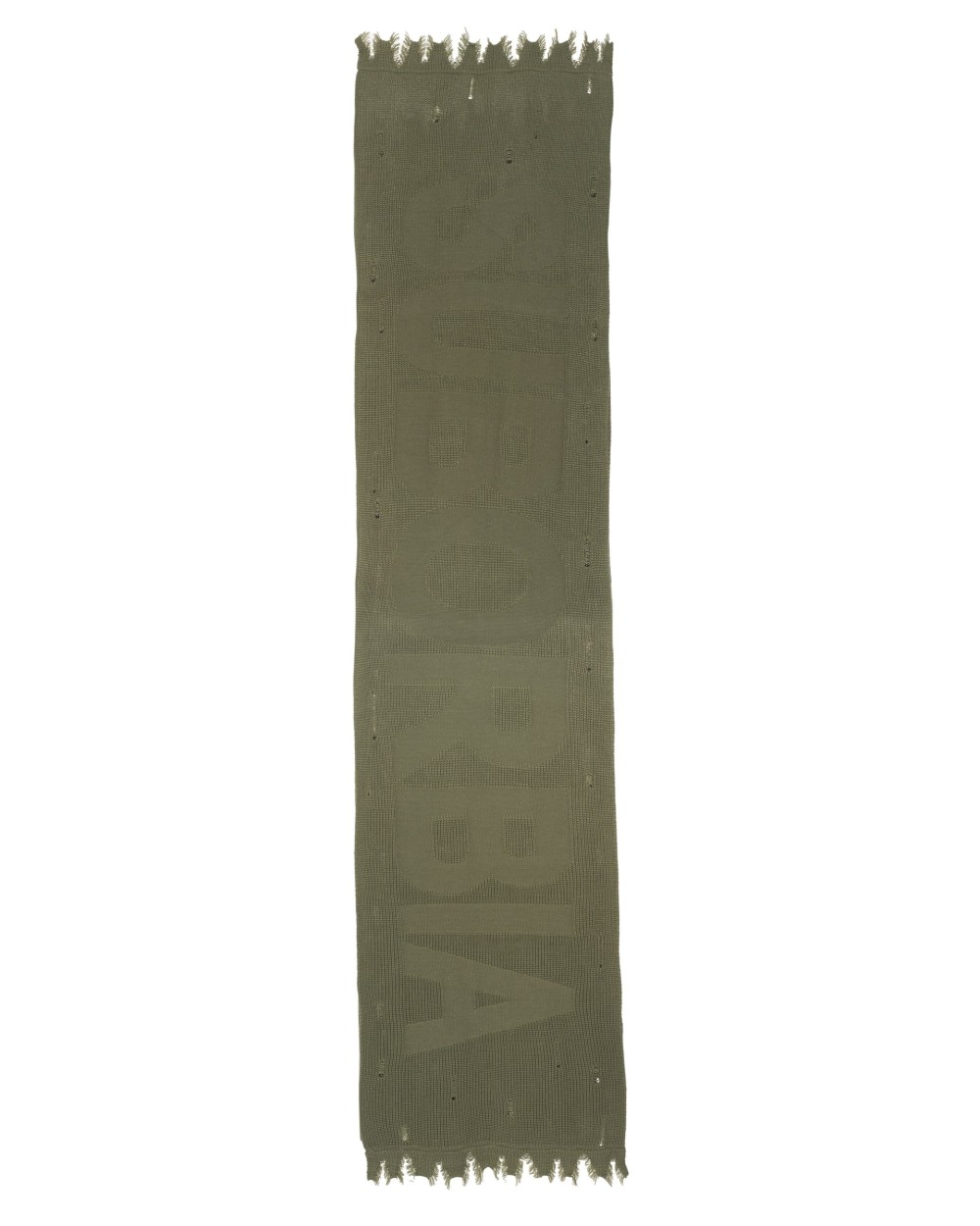 Шарф KNITTED TORN Khaki