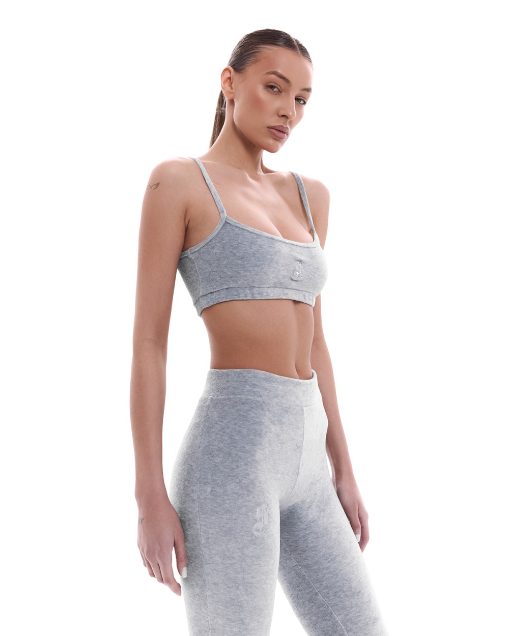 Брюки клёш ASHES Grey Melange