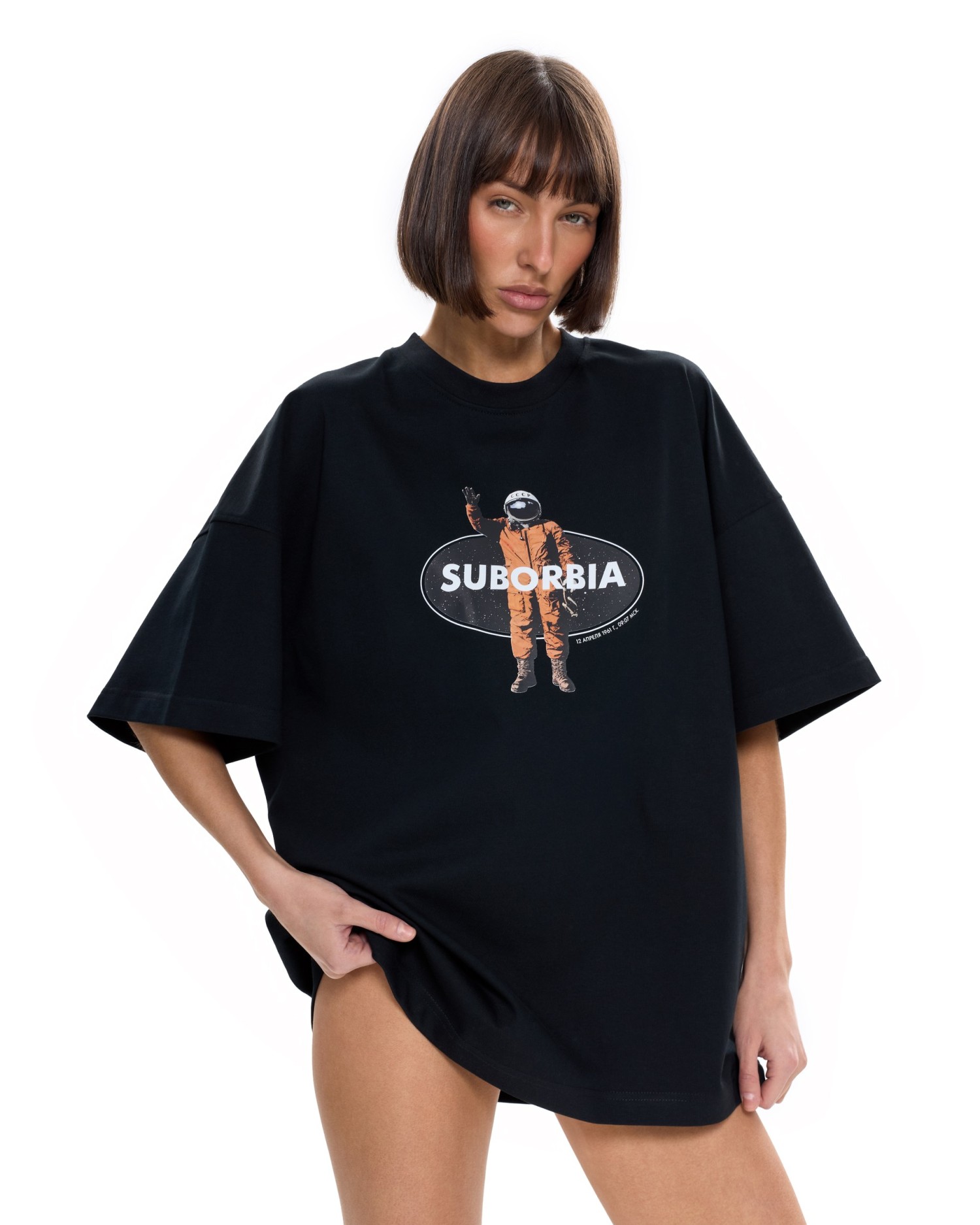 Футболка Космонавт Черный
