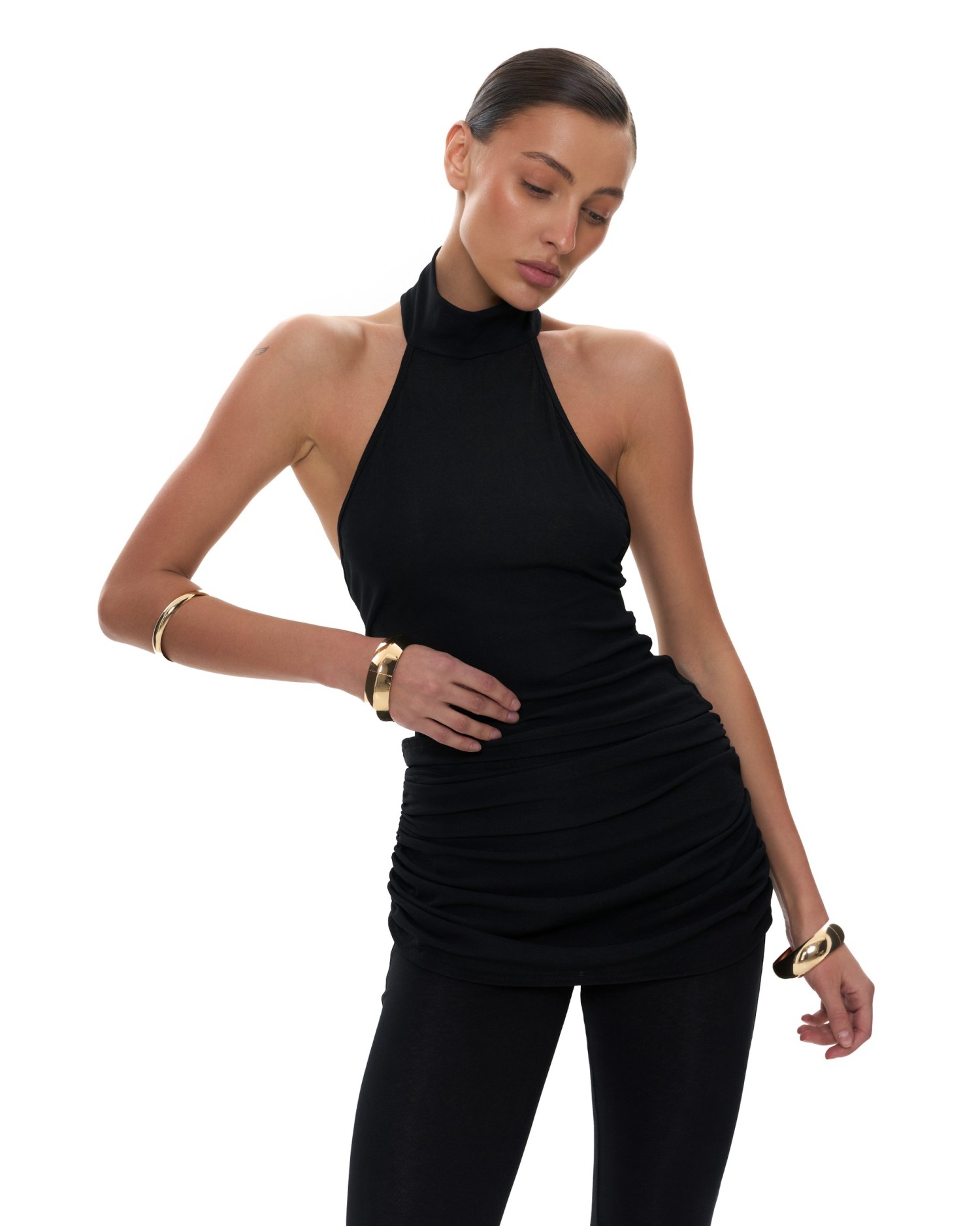 Топ с открытой спиной GOOD GIRL Black